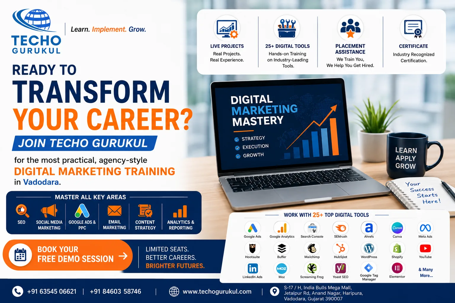 Trainer-led digital marketing session